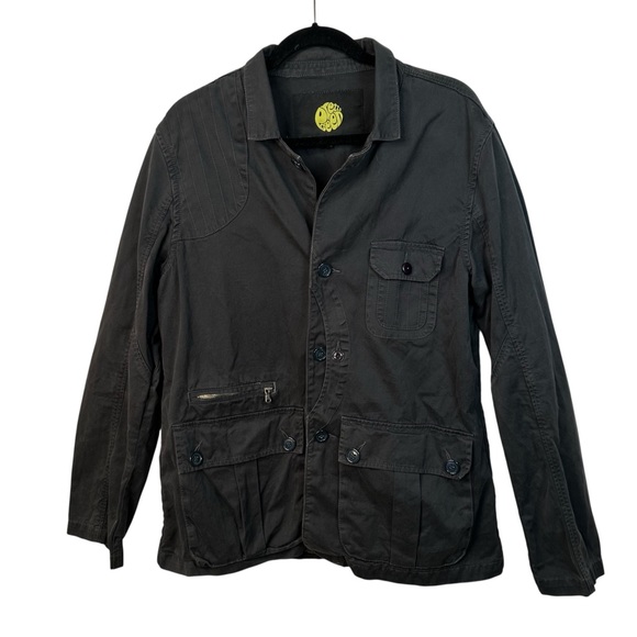 Pretty Green Other - Pretty Green Utility Jacket Black Dark Grey Size L Casual Workwear